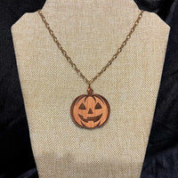 Jack-O-Lantern Necklace Pendant - Glowforge
