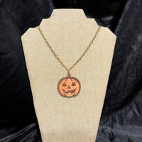Jack-O-Lantern Necklace Pendant - Glowforge
