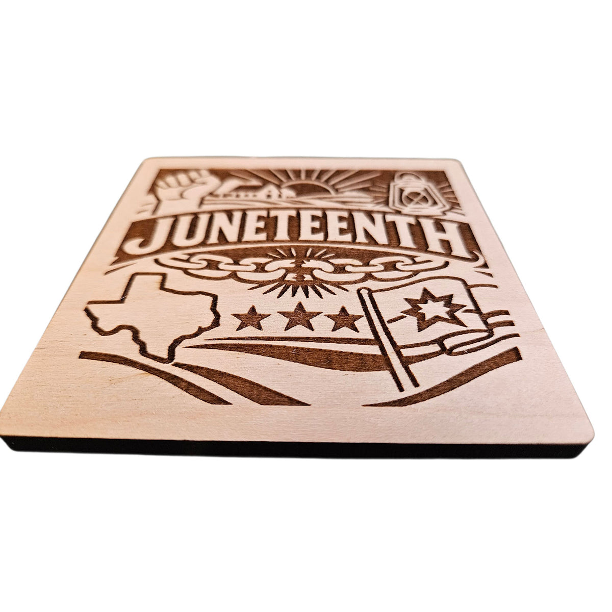 Juneteenth Coaster Design - Glowforge