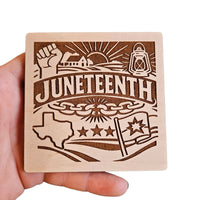 Juneteenth Coaster Design - Glowforge