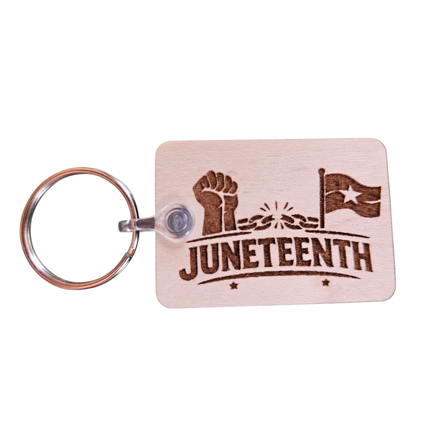 Juneteenth Keychain Design #1 - Glowforge