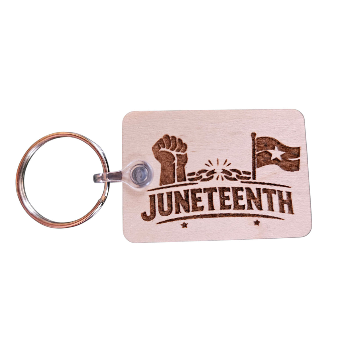 Juneteenth Keychain Design #1 - Glowforge
