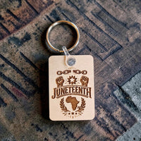 Juneteenth Keychain Design #2 - Glowforge