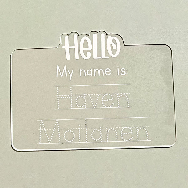 Junior Writing Tracing Board - Customizable 