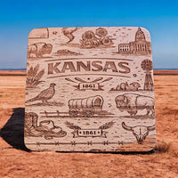 Kansas Coaster Design - Glowforge