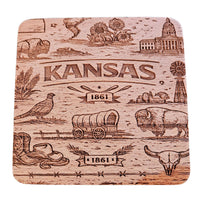 Kansas Coaster Design - Glowforge