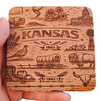 Kansas Coaster Design - Glowforge