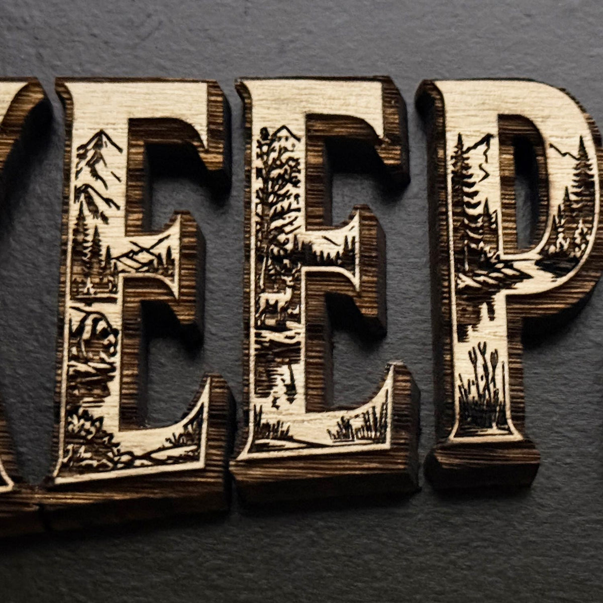 Keepsakes Logo Wall Sign - Glowforge