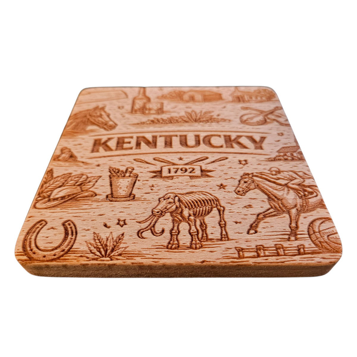 Kentucky Coaster Design - Glowforge