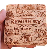 Kentucky Coaster Design - Glowforge