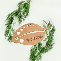 Kitchen Herb Stripper Leaf Guide - Glowforge