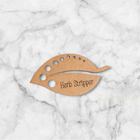 Kitchen Herb Stripper Leaf Guide - Glowforge