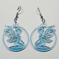Kneeling Fairy Earrings - Glowforge