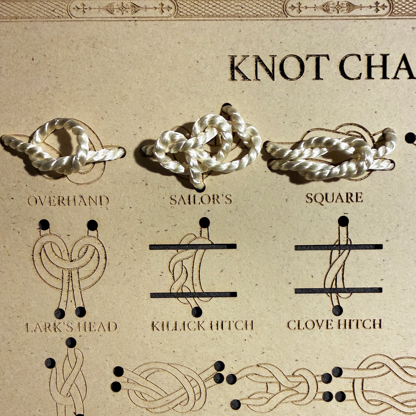Knot Chart Art & Game - Glowforge