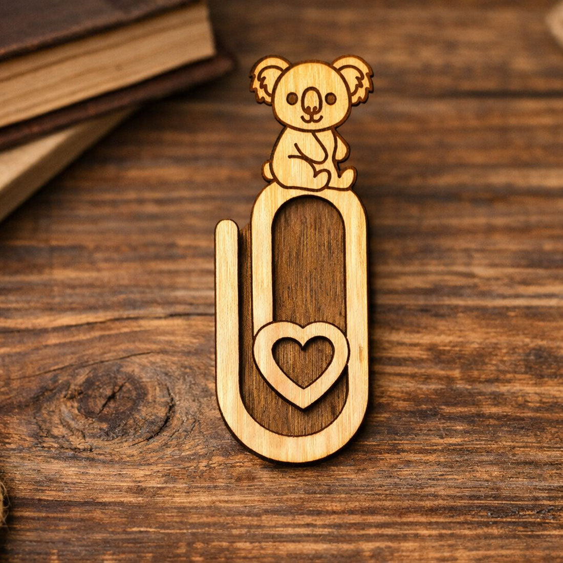 Koala Paperclip Bookmark - Glowforge
