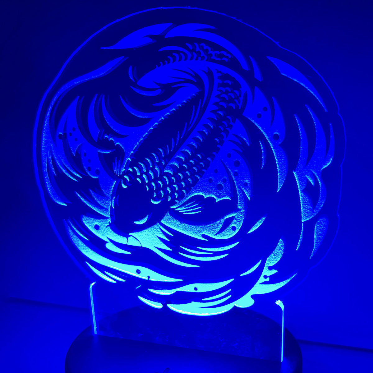 Koi Fish LED Nightlight Insert – Glowforge Shop