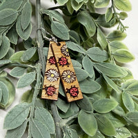 Ladybug Bar Dangle Earrings (Set of 2)- Glowforge