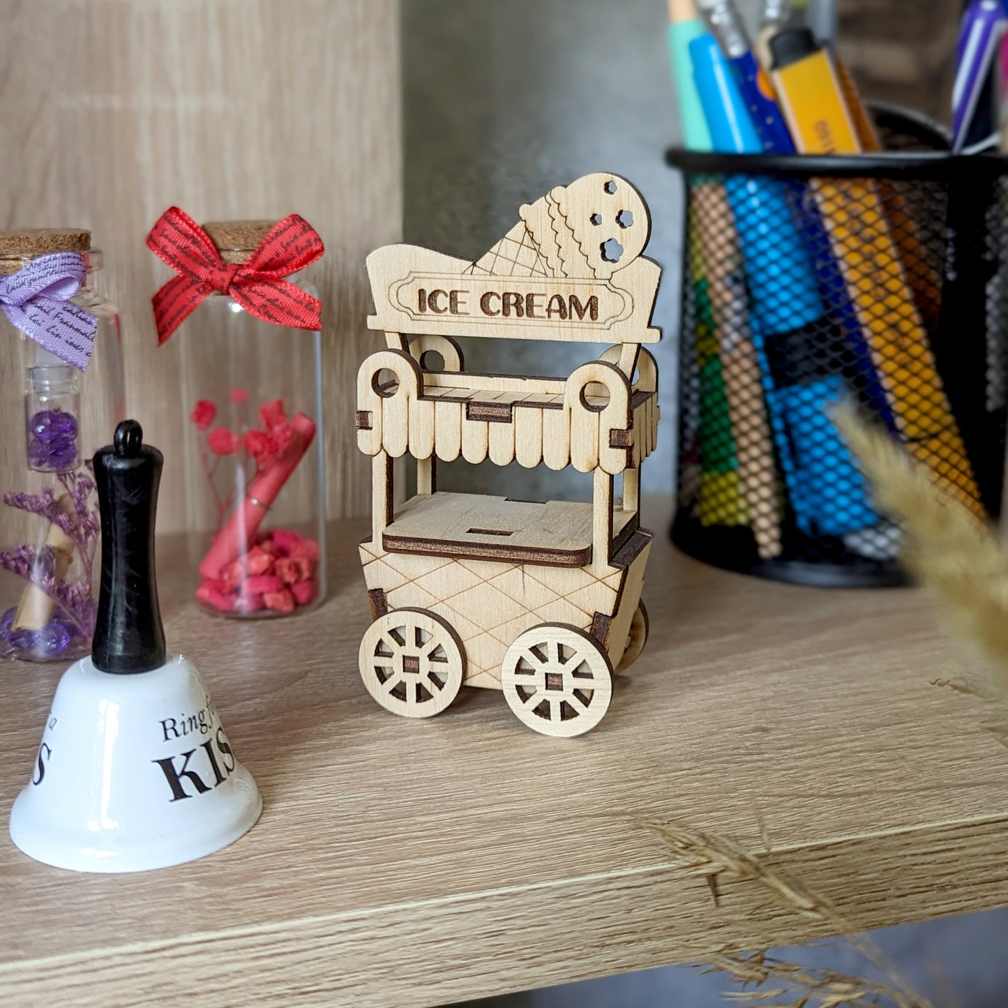 Miniature Ice Cream Cart Ornament