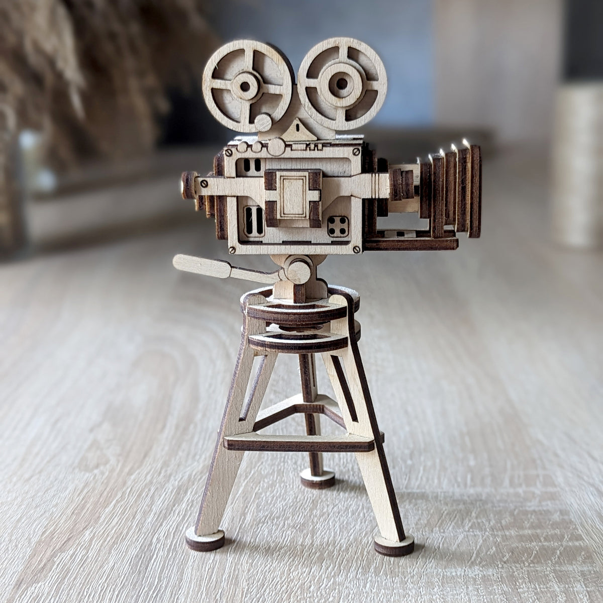 Miniature Retro Old Style Rotating Video Camera – Glowforge Shop