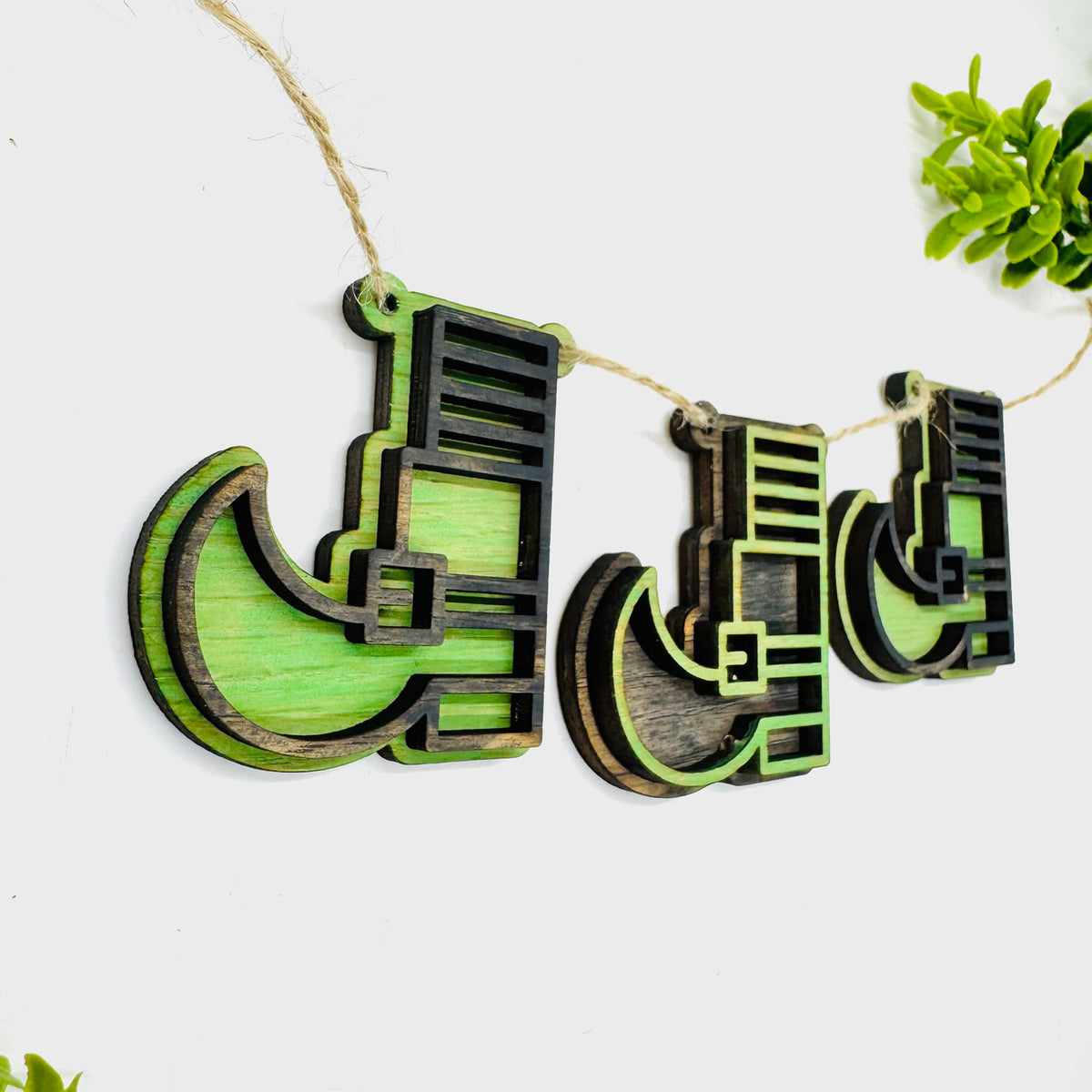 Layered Boot St. Patrick’s Day Garland - Glowforge