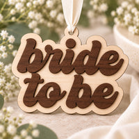 Layered Bride to Be Ornament - Glowforge