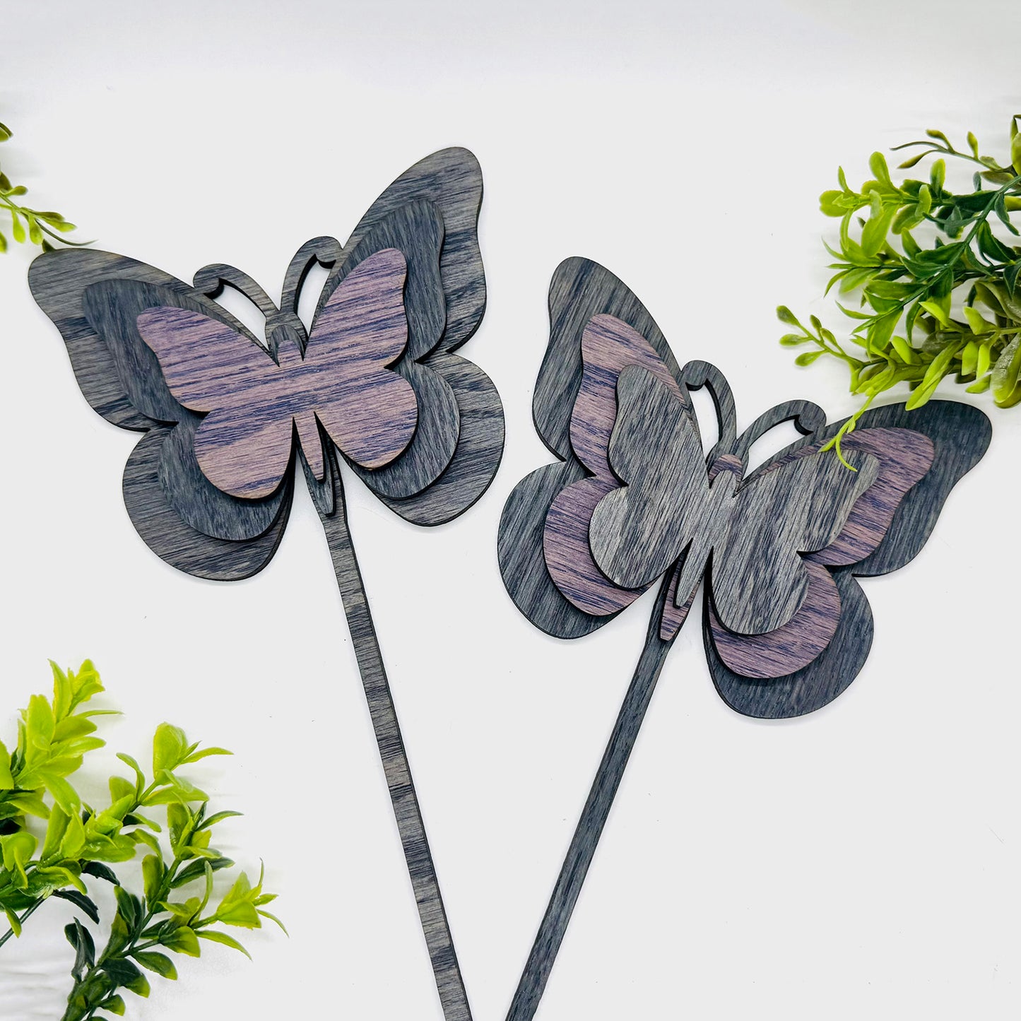 Layered Butterfly Garden Stakes - Glowforge