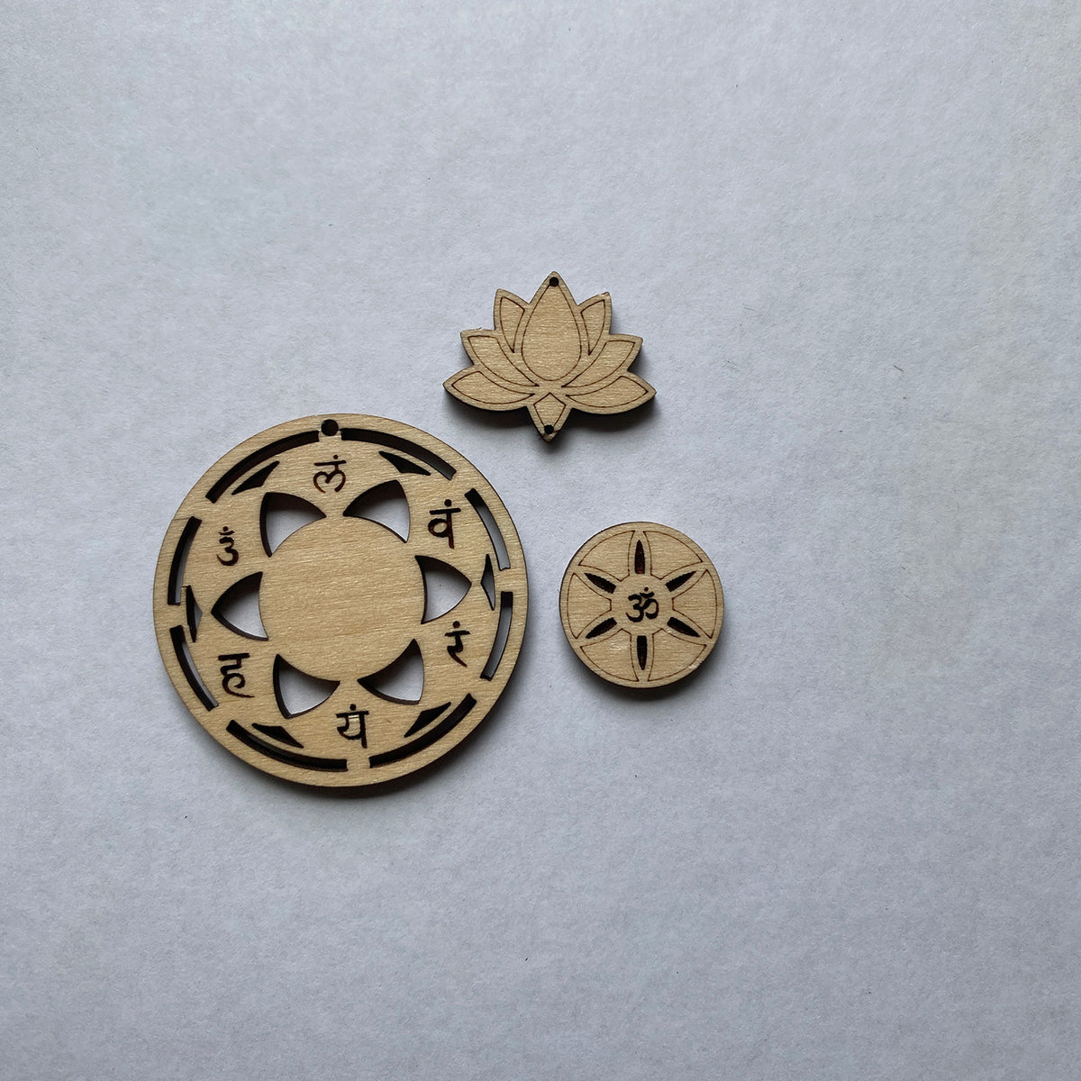 Layered Chakra Pendant Necklace with Lotus Flower Shop