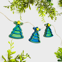 Layered Christmas Tree Garland #1 - Glowforge