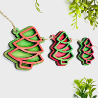 Layered Christmas Tree Garland #6 - Glowforge