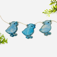 Layered Easter Chicks Garland Banner