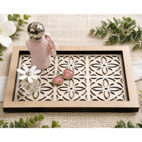Layered Floral Cutout Catchall Tray - Glowforge