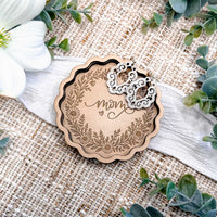 Layered Floral Mom Trinket Dish - Glowforge