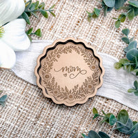 Layered Floral Mom Trinket Dish - Glowforge