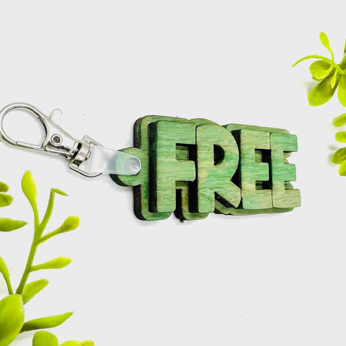 Layered FREE Word Keychain - Glowforge