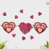Layered Heart Garland #1 - Glowforge