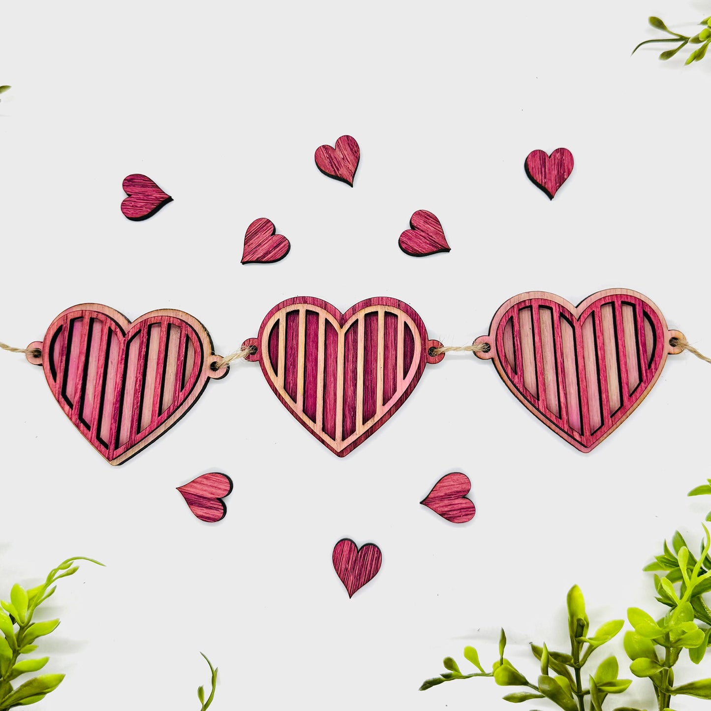 Layered Heart Garland #3