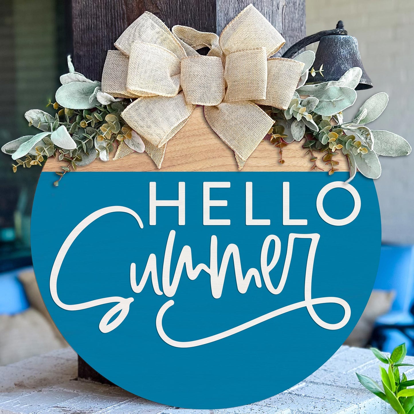 Layered Hello Summer Door Sign - Glowforge