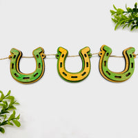 Layered Lucky Horse Shoe St. Patrick’s Day Garland - Glowforge