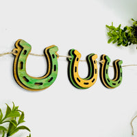 Layered Lucky Horse Shoe St. Patrick’s Day Garland - Glowforge