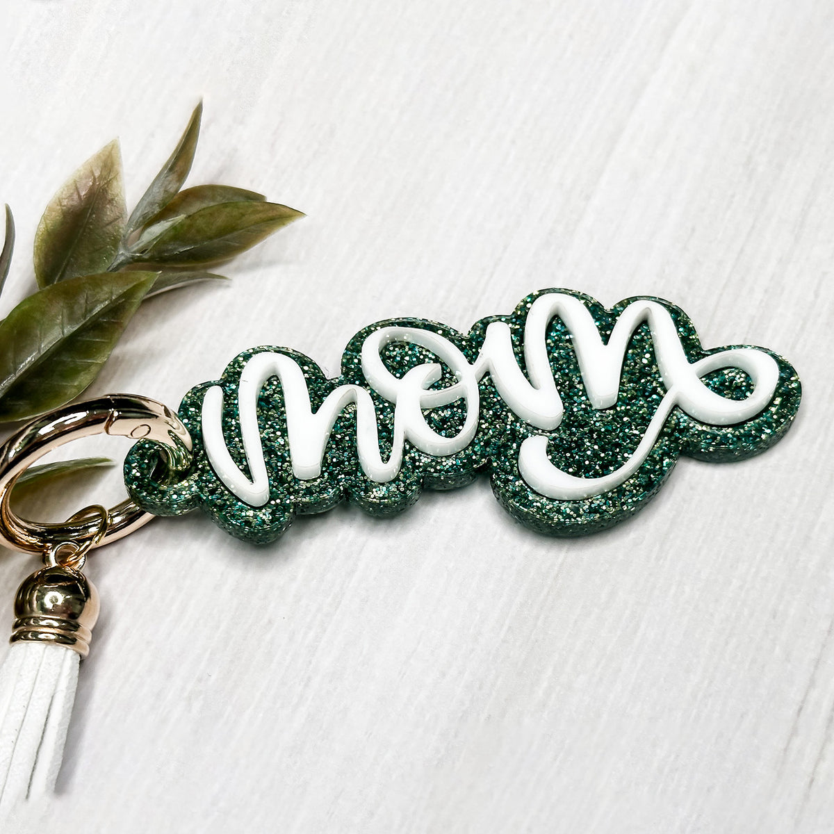 Layered Mom Keychain – Glowforge Shop