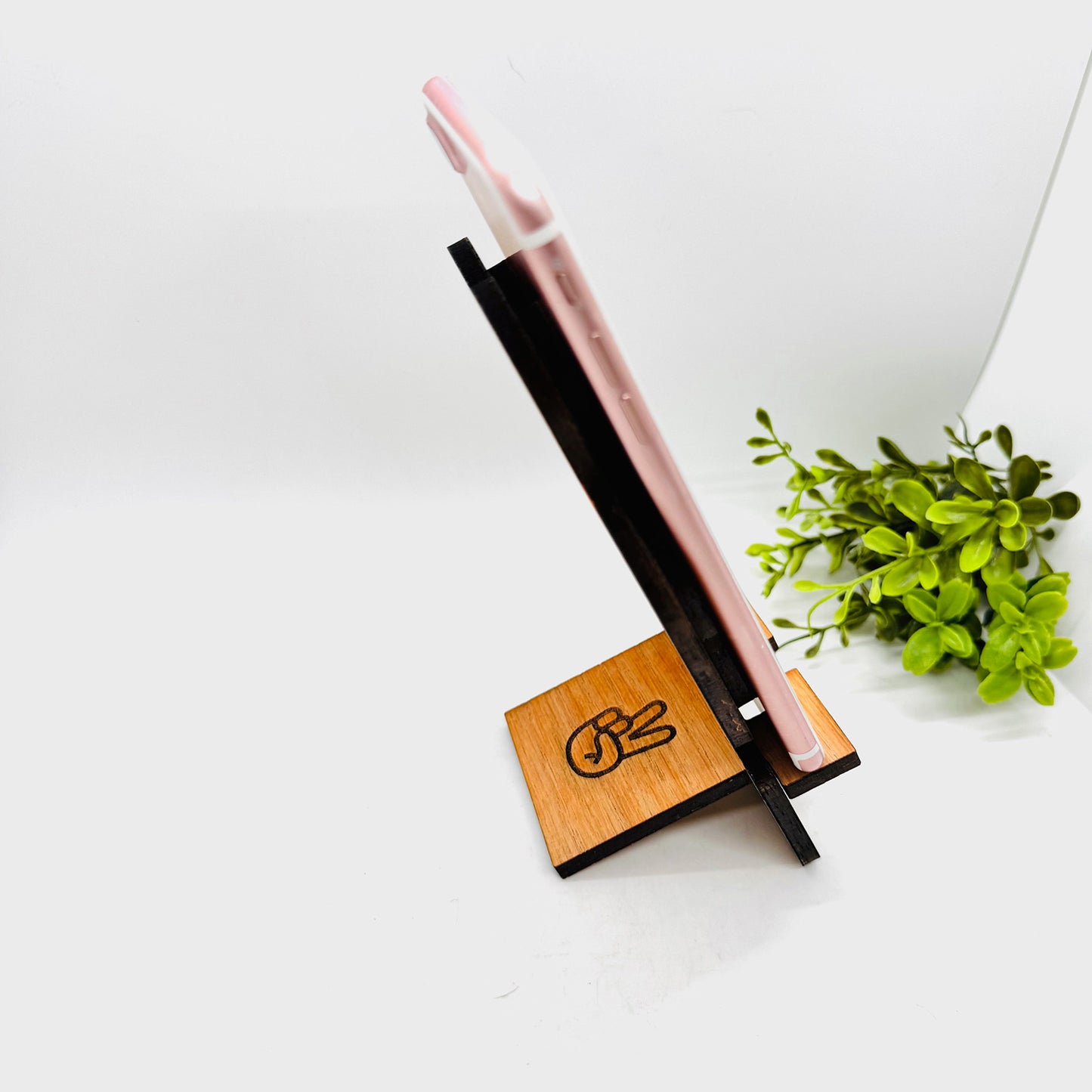 Layered Peace Hand Shaped Phone Stand - Glowforge