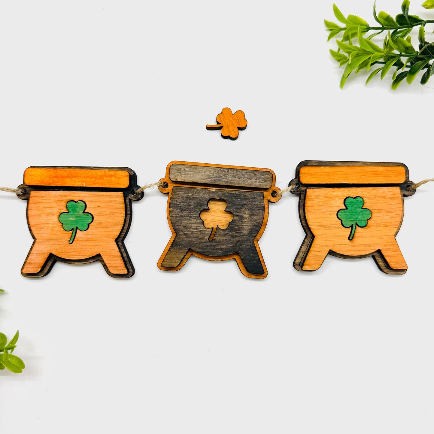 Layered Pot of Gold St. Patrick’s Day Garland - Glowforge
