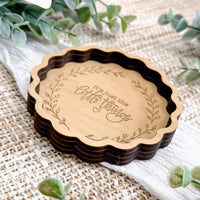 Layered Scalloped Trinket Dish - Glowforge