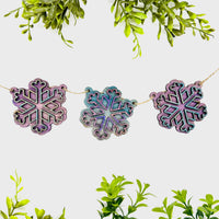 Layered Snowflake Garland #2 - Glowforge