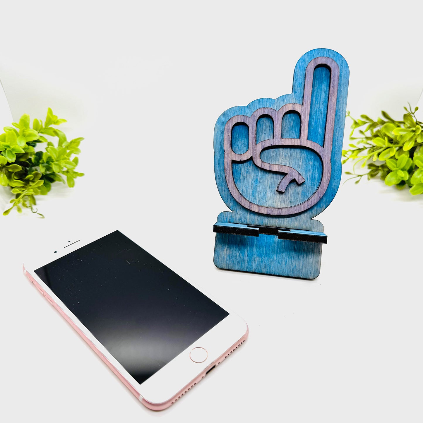 Layered #1 Hand Phone Stand - Glowforge