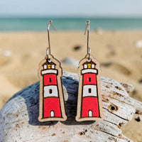 Lighthouse Earrings - Glowforge