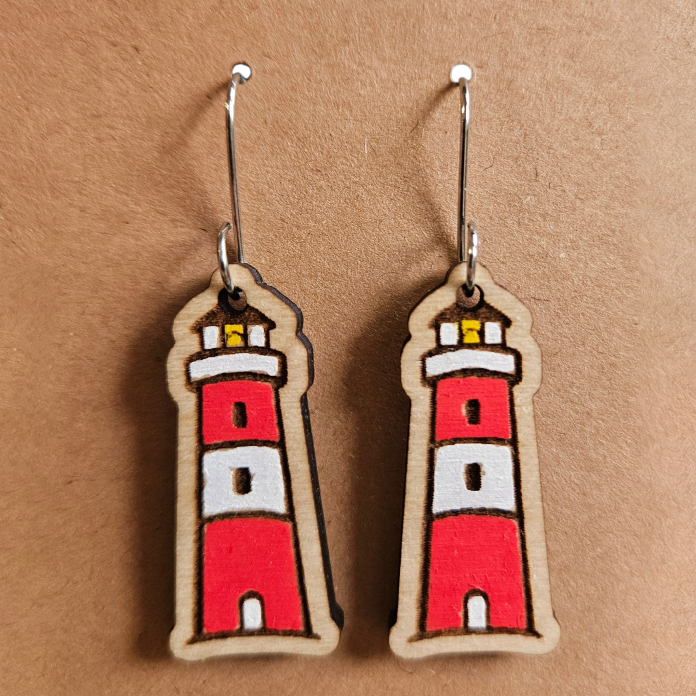 Lighthouse Earrings - Glowforge