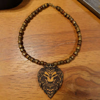 Lion Head Guitar Pick & Charm - Glowforge