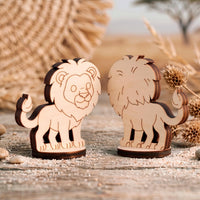Lion Toy - Safari Animal Figure for Play, Learning & Painting - Glowforge