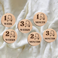 Little Tykes Car Baby Milestone Markers (Set of 15) - Glowforge